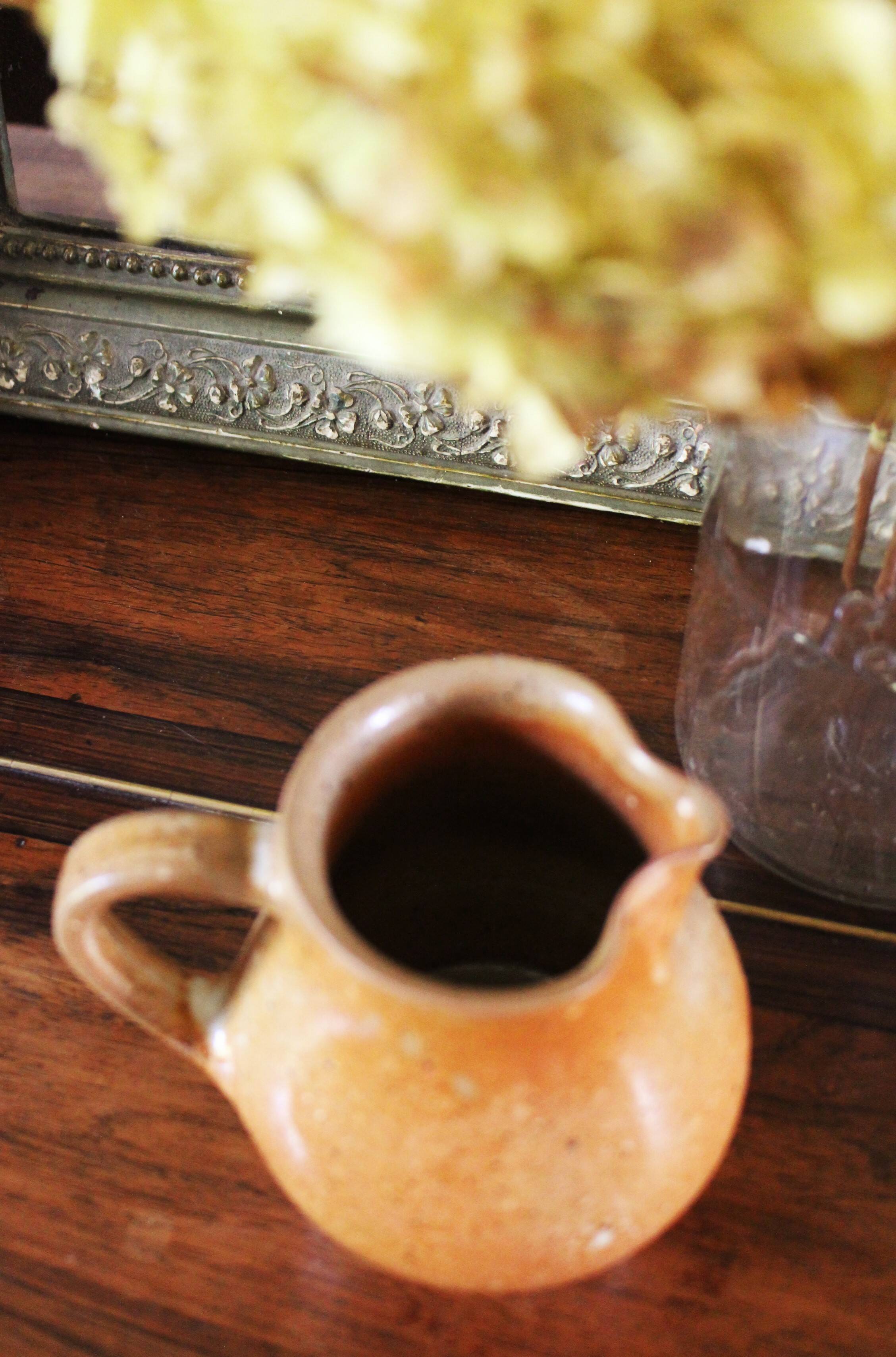 Vintage stoneware pitcher