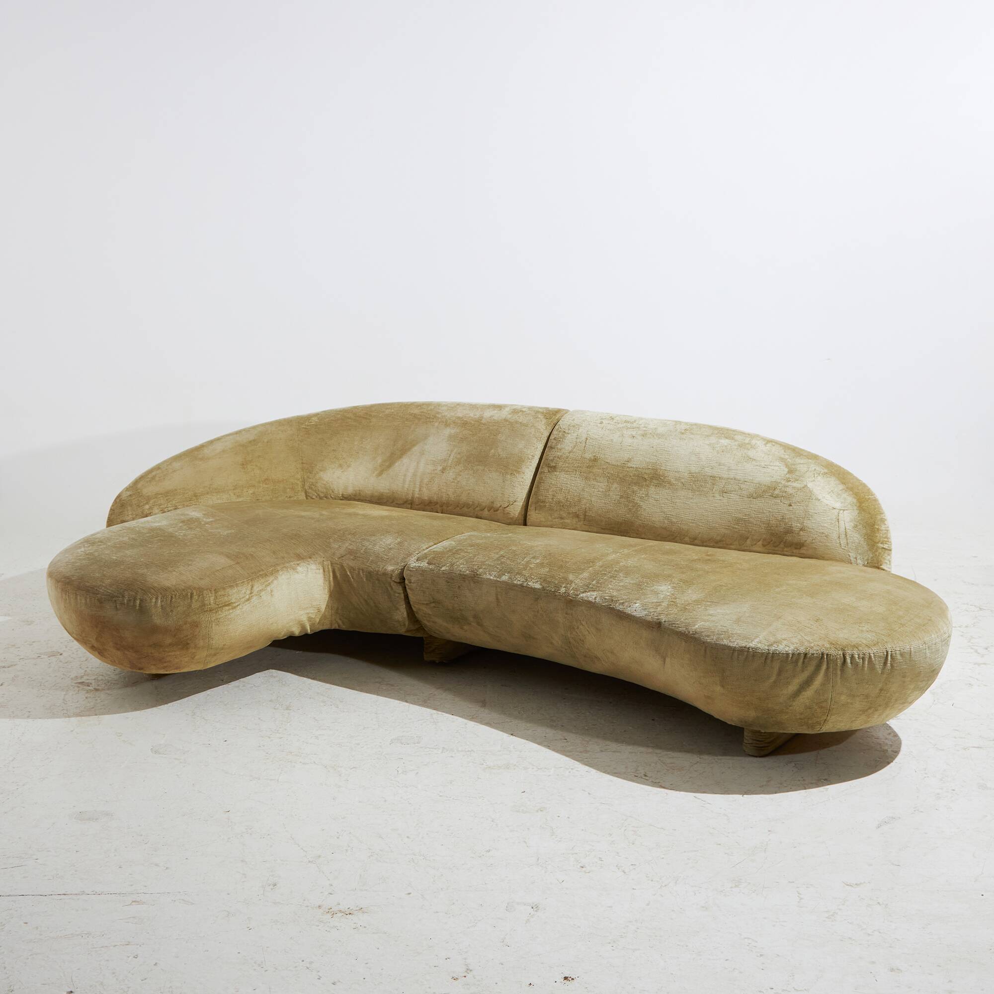 Velvet Sofa by Roberto Lazzeroni for IPE Cavalli, 1990s (MK9432)