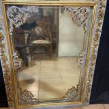 Miroir de boiserie 19e siècle 82x140cm