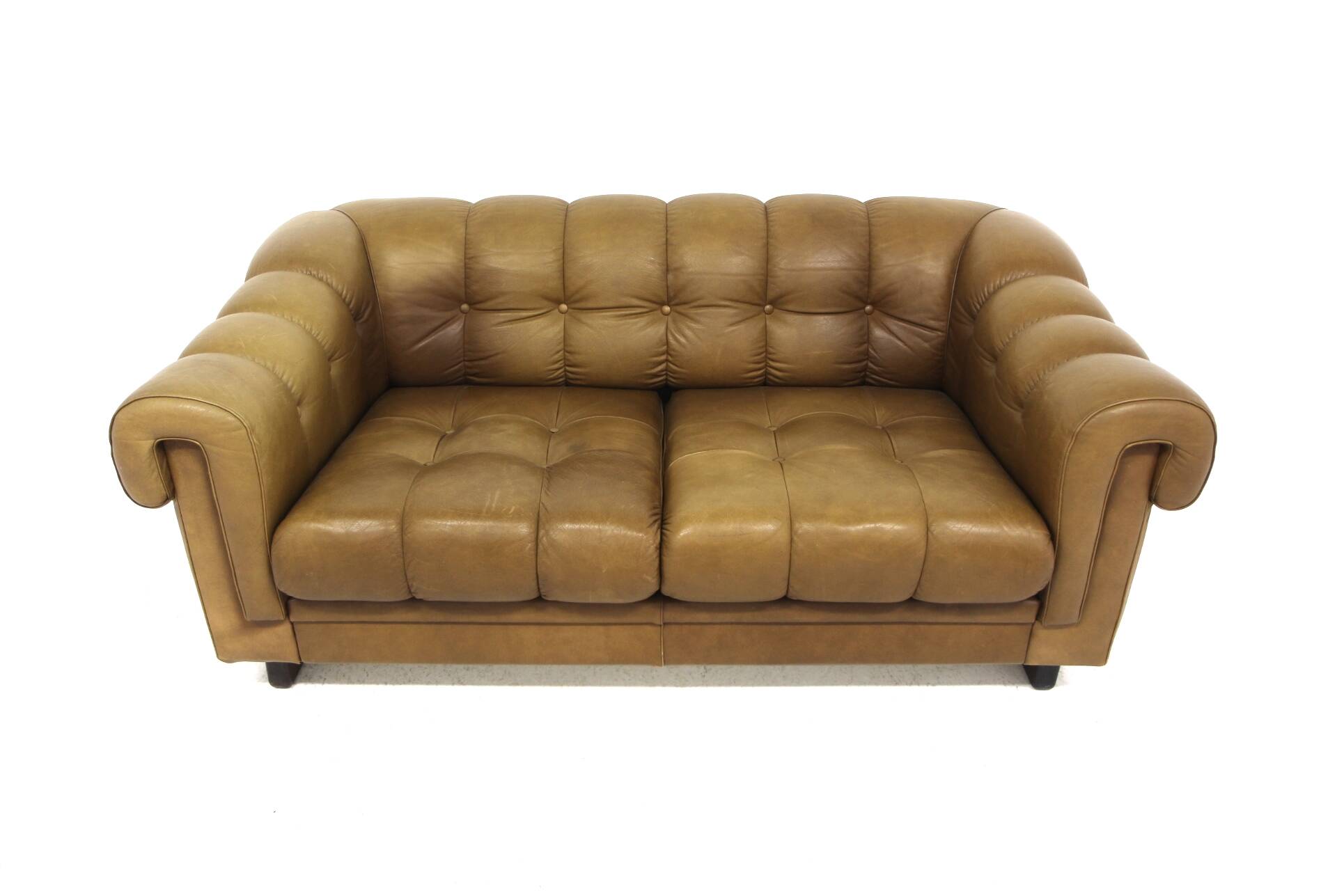 Vintage leather sofa, Sweden, 1990s