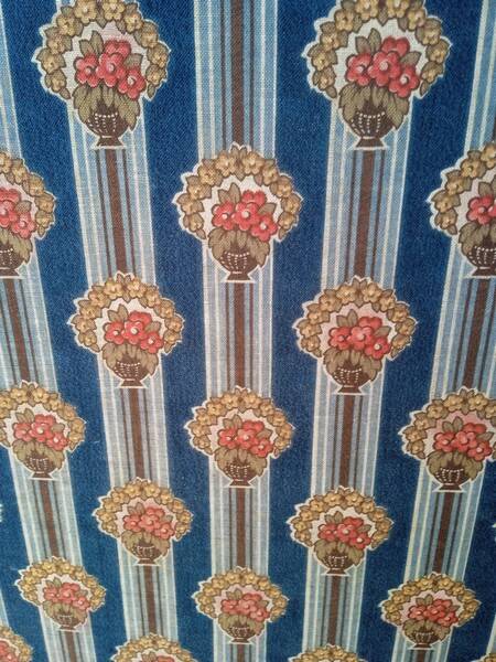 7-leaf fabric screen, early 20th century