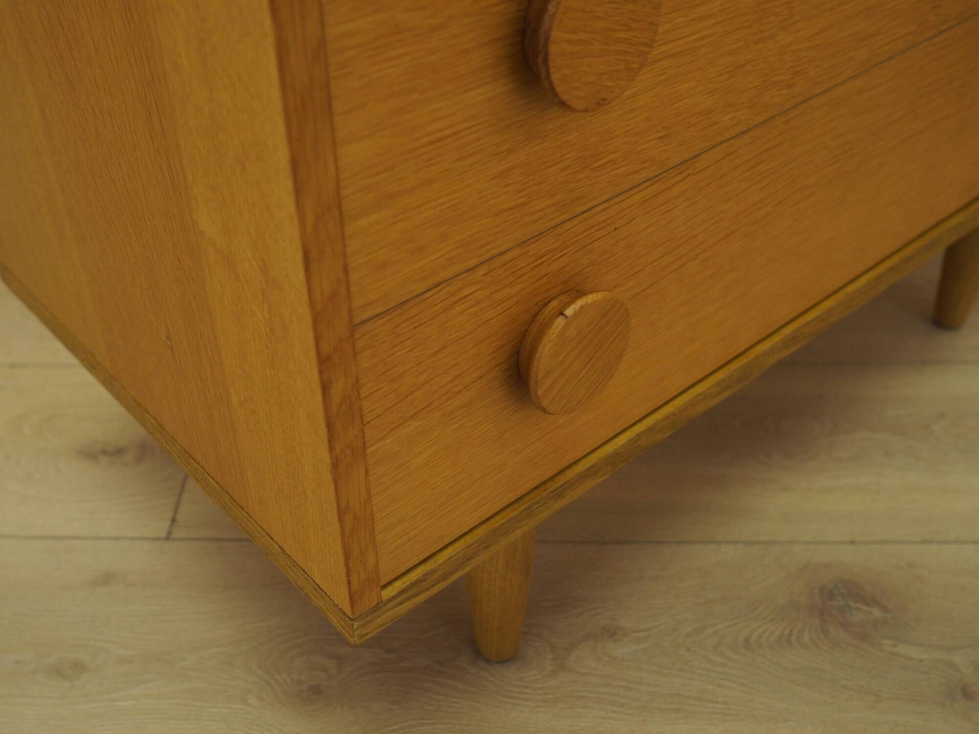 Ash veneer chest of drawers, Denmark, 1970s