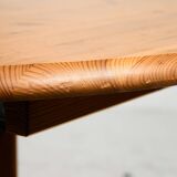 Pine dining set by Rainer Daumiller, Set of 7