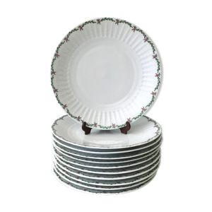 lot de 11 assiettes en