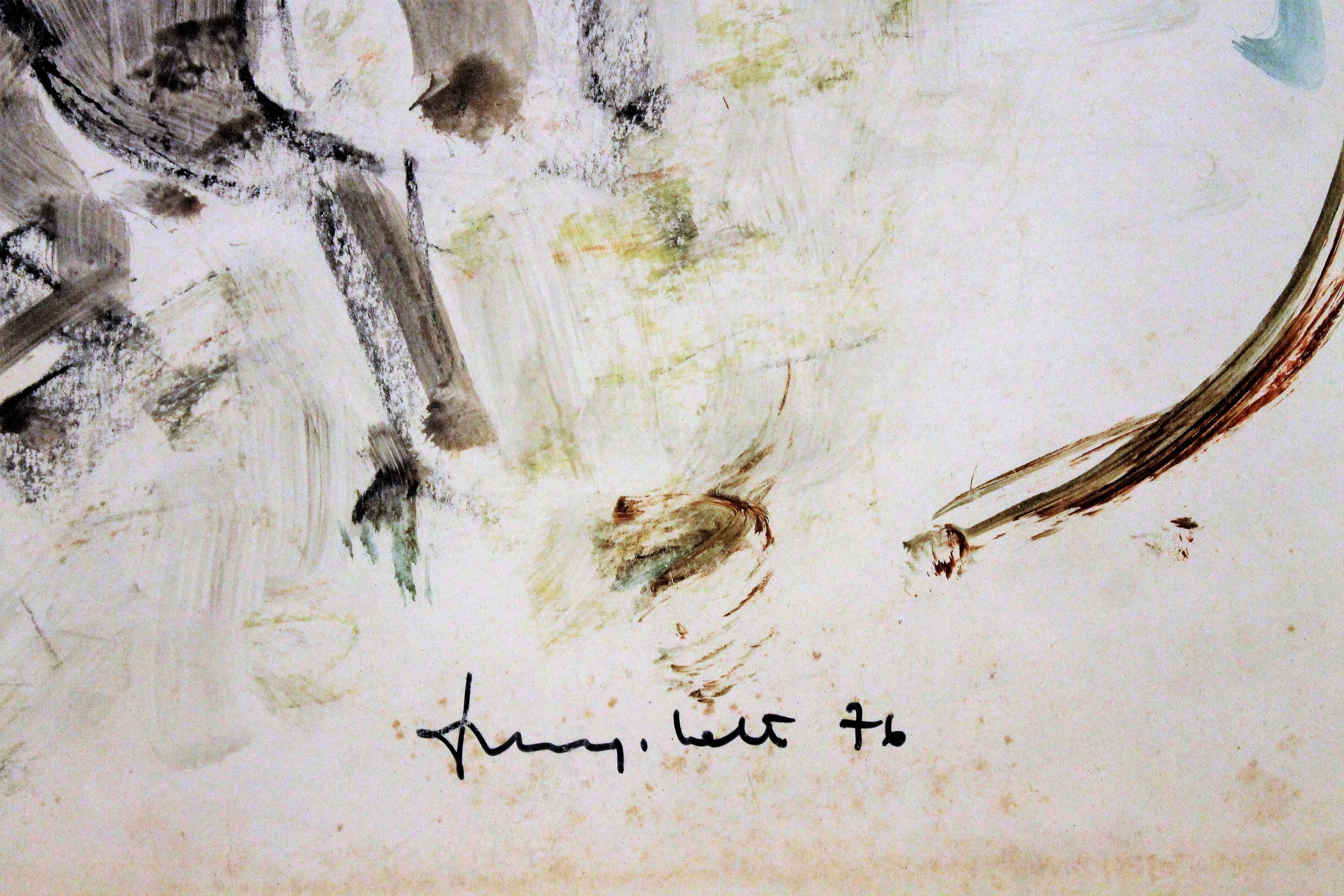 Watercolor "Circus" 1970s