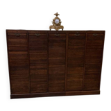 Antique Art Deco roller shutter archive cabinet