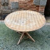 Round chestnut table