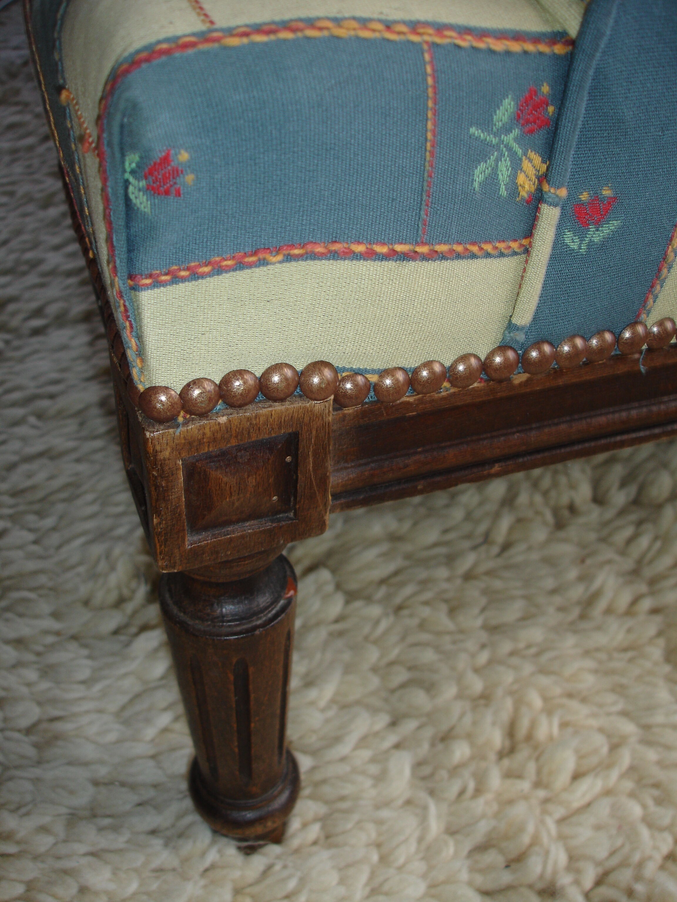 Chair English straight back