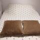 Lot de 2 coussins imitation daim