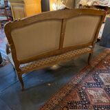 Louis XV style sofa gilded wood