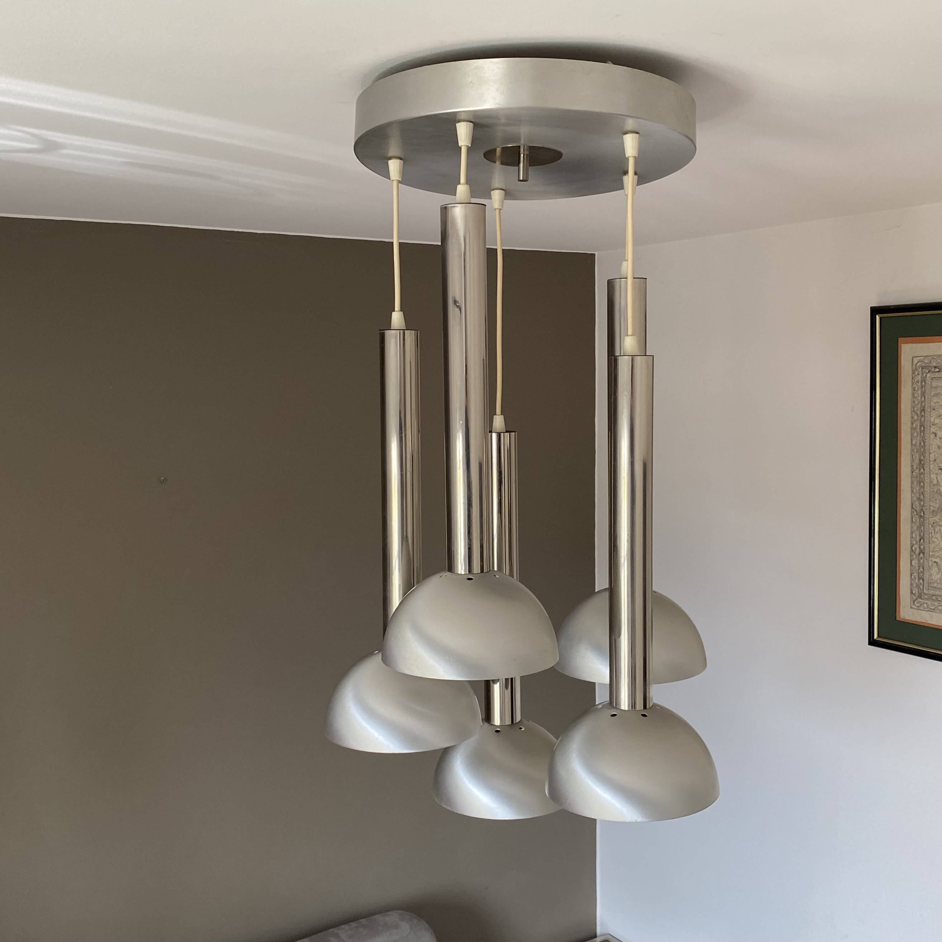 Suspension cascade space age. 1970.