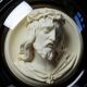 Religious wall medallion, old 19th century napoleon III style
