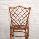 Desk and chair in rattan, Louis Sognot, 1950s-1960s.