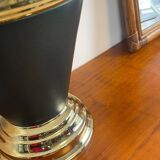 Vintage black and brass living room lamp