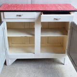 Low sideboard, vintage wood 50s