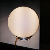 Lampe boule opaline année 50