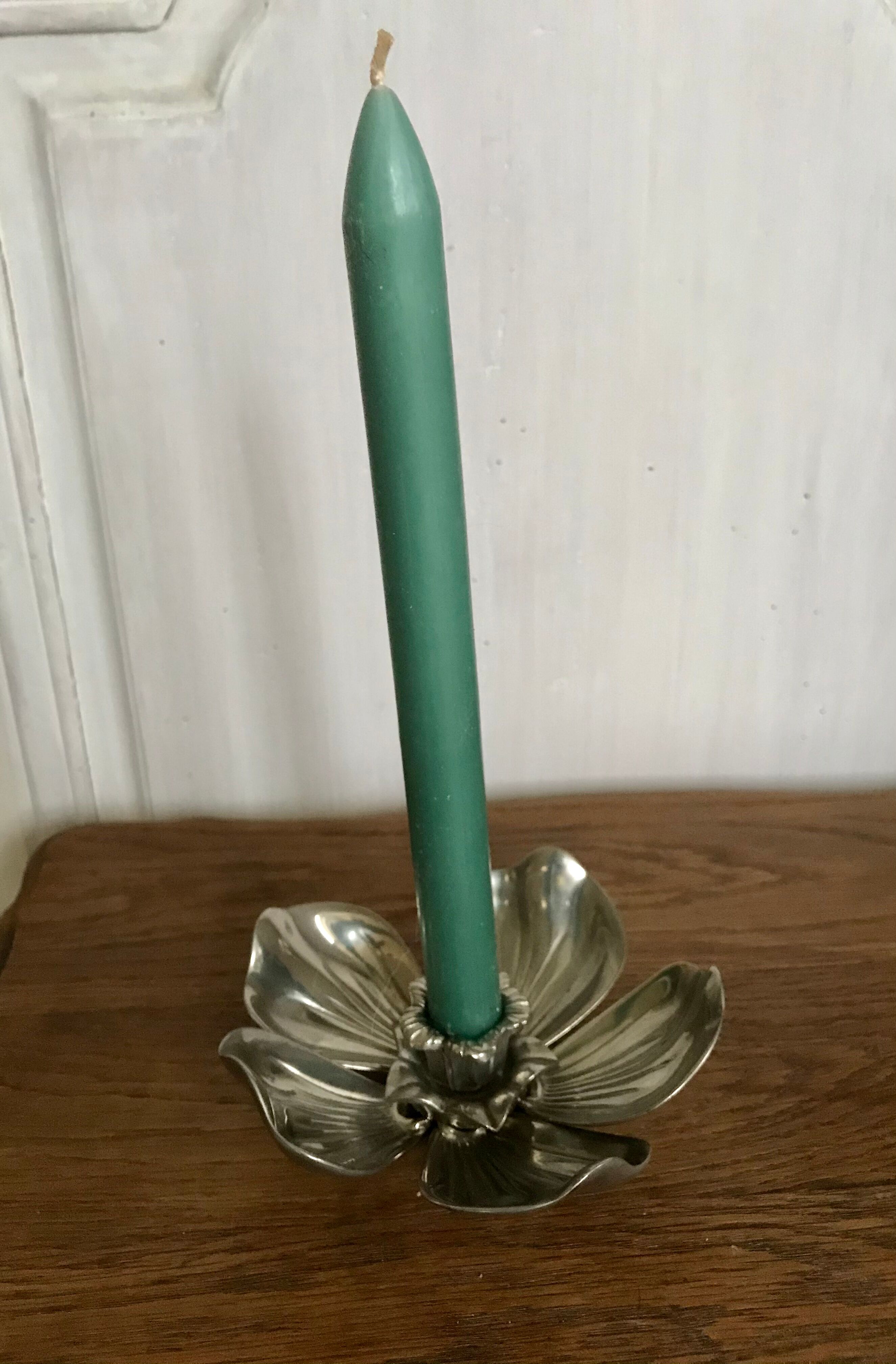 Vintage candlestick ashtray