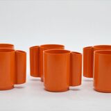 Jean Pierre Vitrac plastic drinking set, France, 1970s