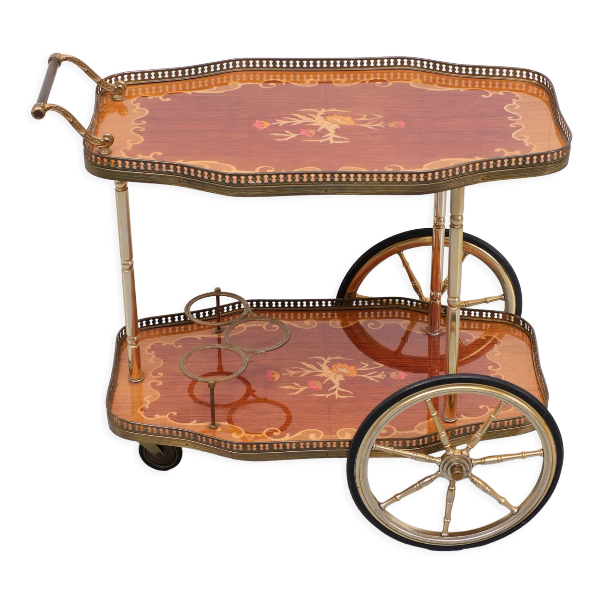 Vintage italian bar trolley, 1970s, italy