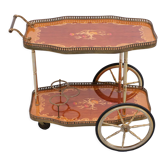 Vintage italian bar trolley, 1970s, italy