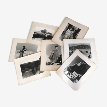 Lot de 35 photos tirage argentique, années 60, Turquie Capadoce