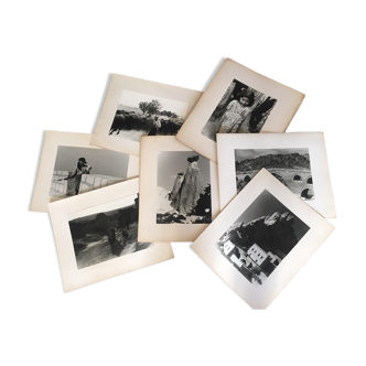 Lot of 35 photos silver print, 60's, Turkey Capadocia