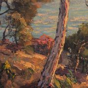 Grande peinture marine de Pierre Forest - Côte d'Azur, années 1920/1930