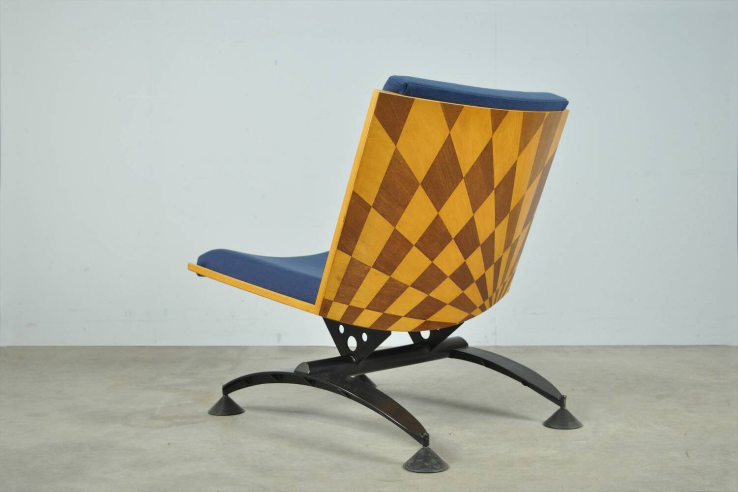 Post modern dutch vintage armchair by mazairac & boonzaaijer, 1980s