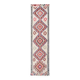 1970s Turkish Oushak Handmade Wool Cotton Beige Runner Rug 89x344