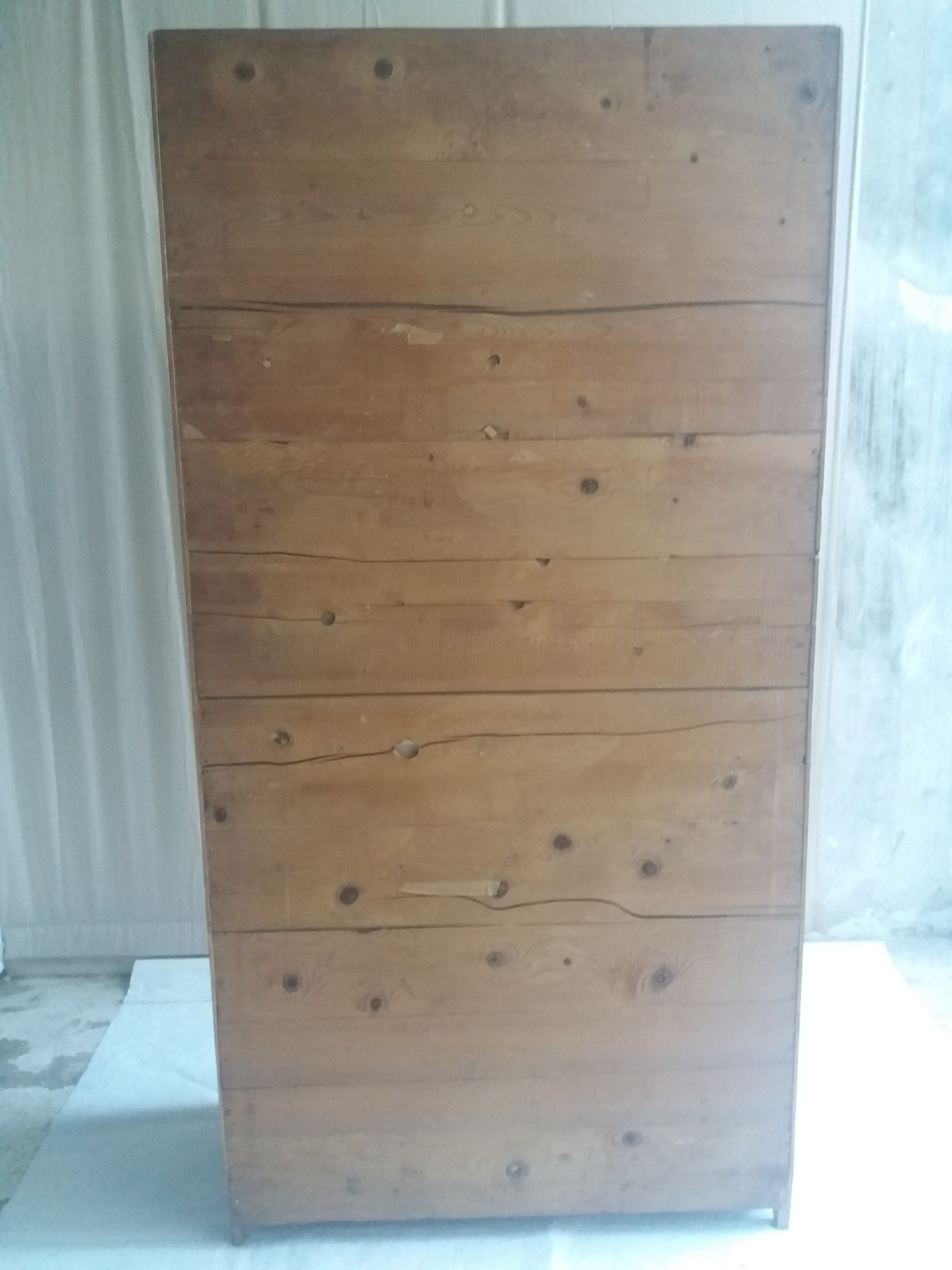 Vintage wooden wardrobe