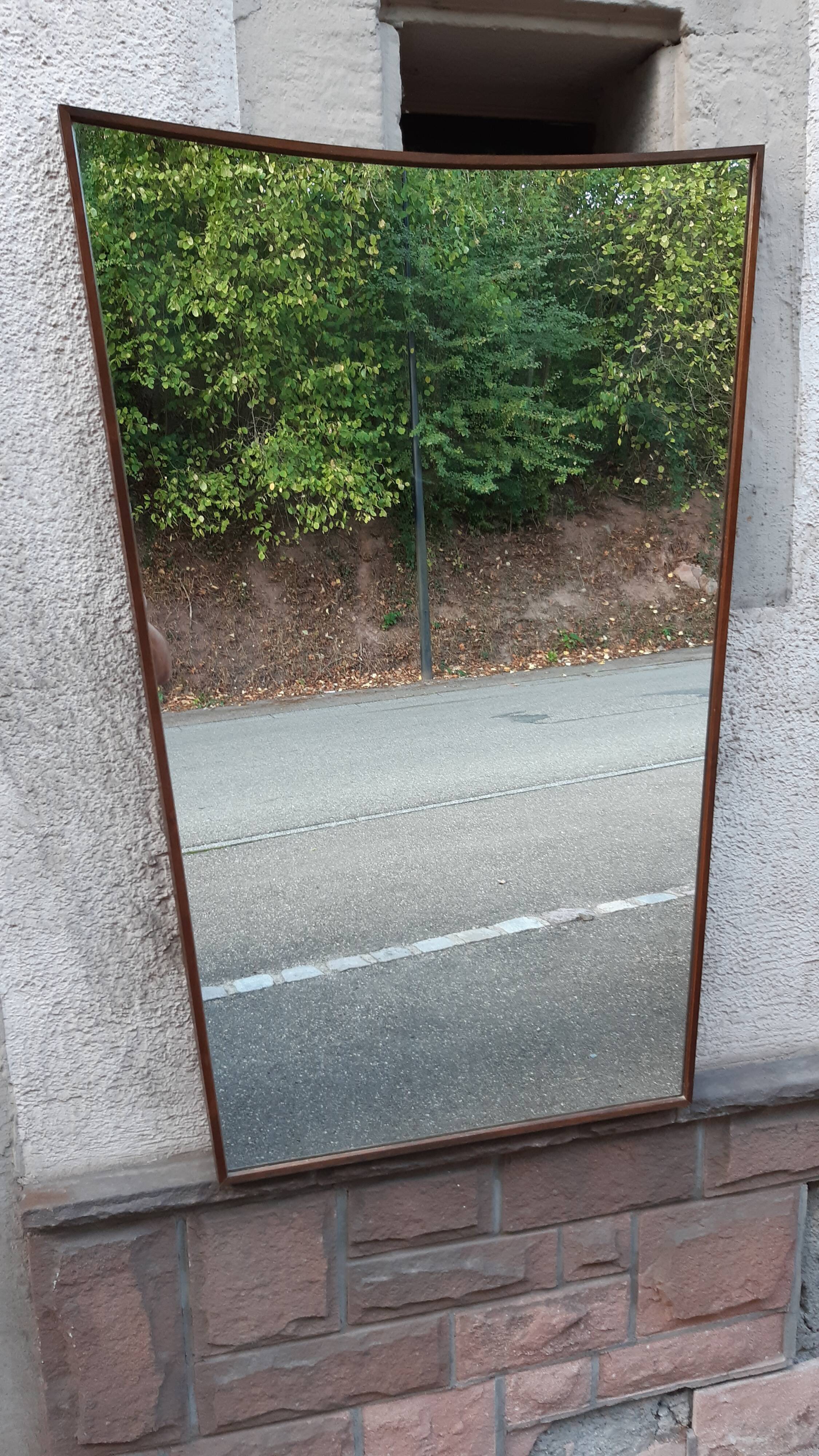 Vintage asymmetrical mirror
