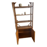 Vintage wicker rattan shelf