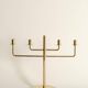 Scandinavian Modern Brass Candelabra by Hans-Agne Jakobsson, Markaryd, 1960s