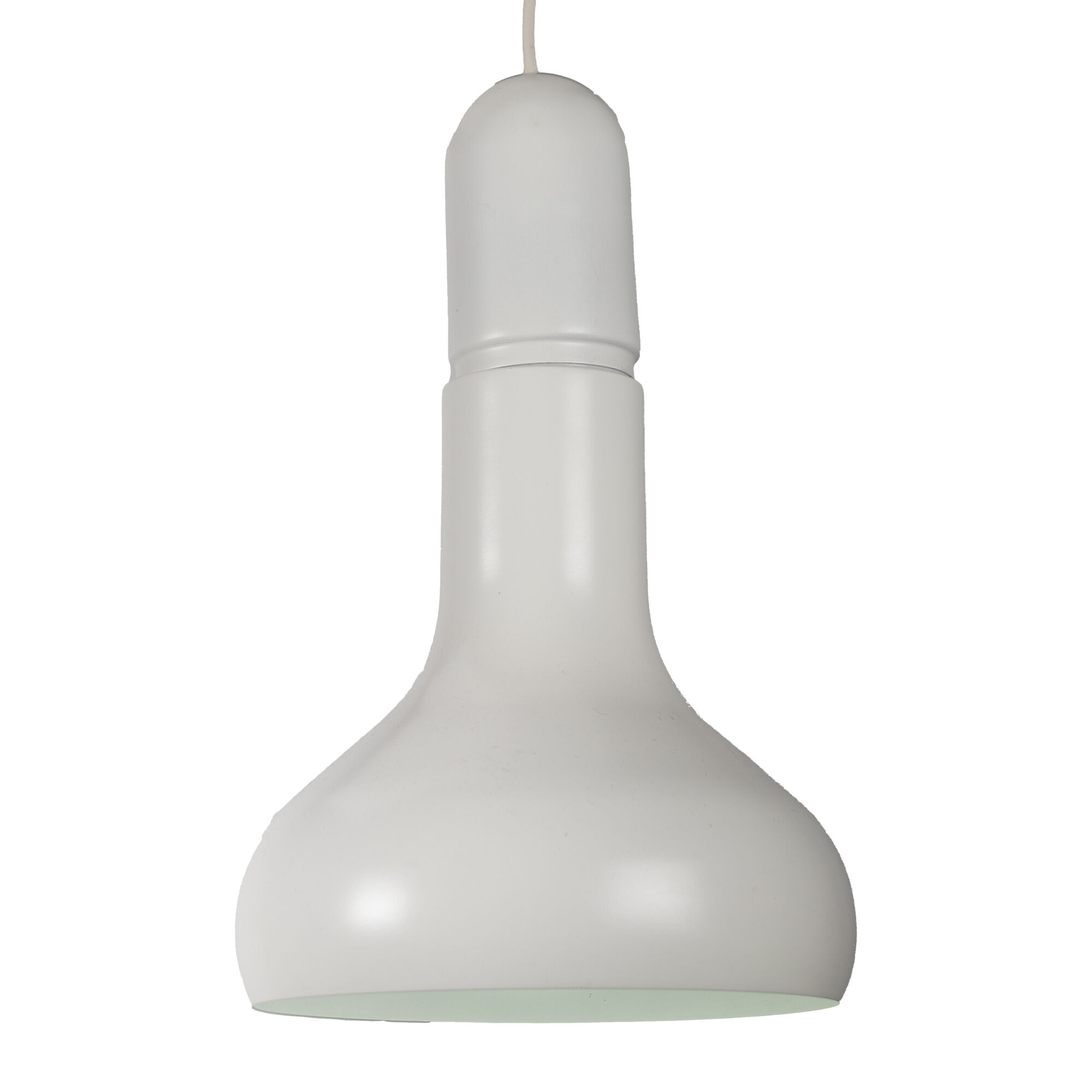 White metalindustrie pendant lamp for staff luminaires