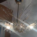 Profili studio chandelier gold plated and Swarovski crystal