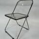 Giancarlo piretti plia lucite folding chairs for castelli