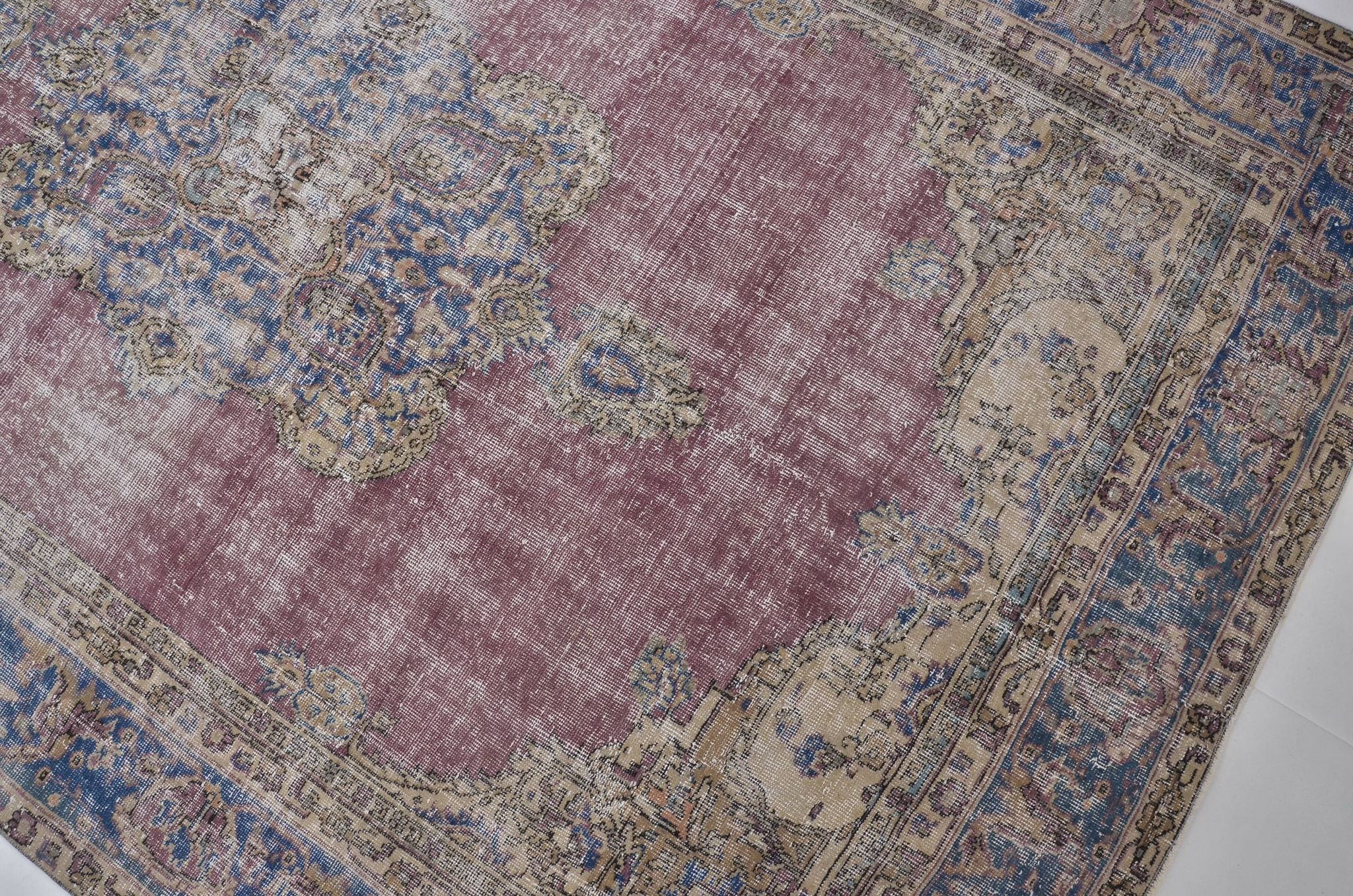 Tapis de salon Oushak noué à la main sku 1483