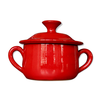 Pot couvert rouge de Robert Picault Vallauris
