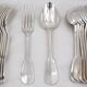Ercuis Uniplat, Valois, 12 dessert and side plates, 24 pieces, 18 cm.