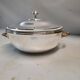 Soup tureen or vegetable dish in silver-plated metal – French silversmithing