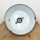 Industrial green enamel factory lamp with cast iron top, 1960s