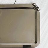 Petit plateau vintage en métal avec nœud décoratif