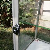 Small metal medical showcase