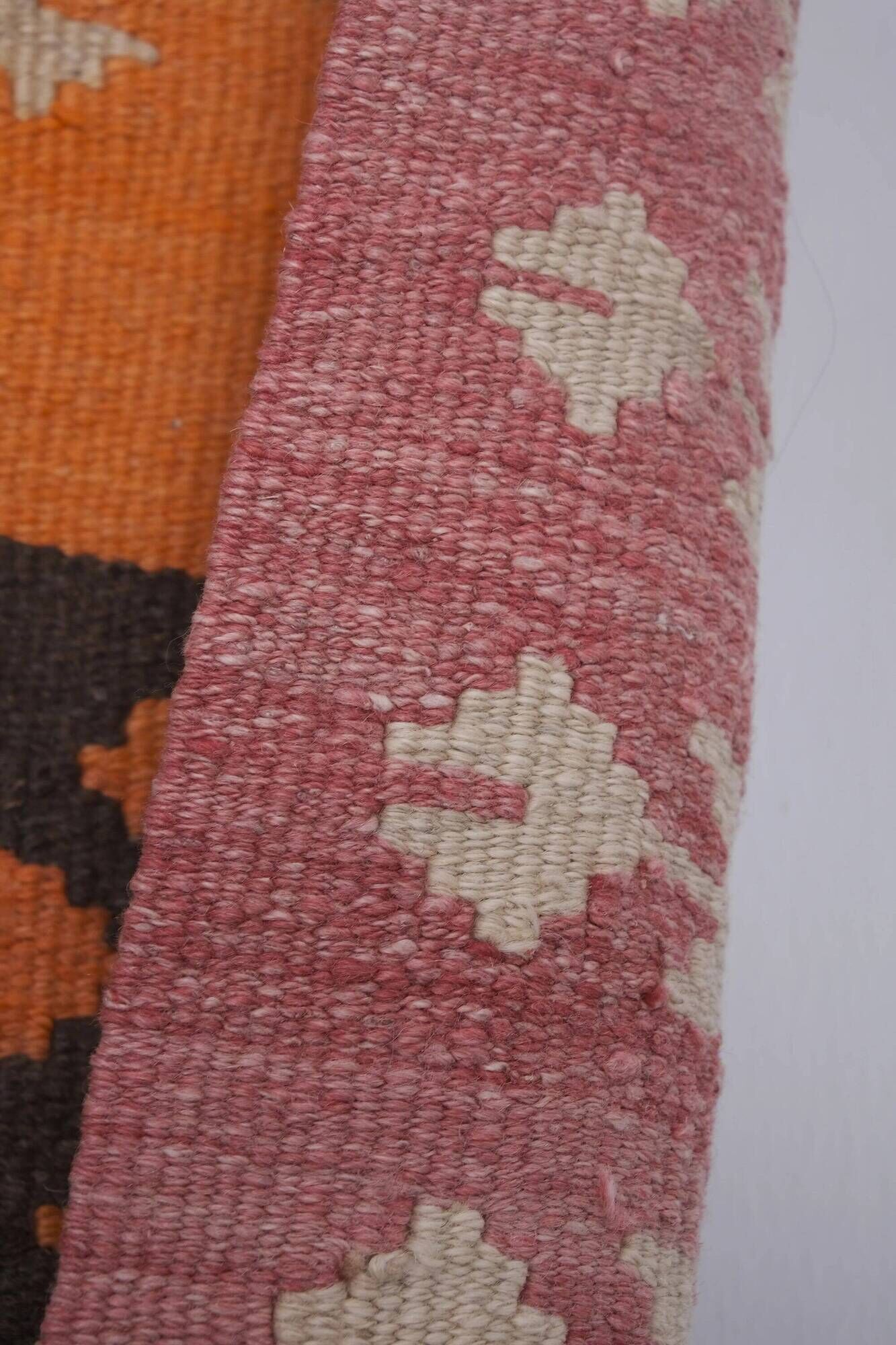 Vintage Turkish hallway rug 98x458 cm