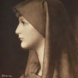 Photo print Sainte Fabiola after Henner