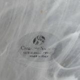 Frosted blown glass bowl from "Creazioni Silvestri Arte Murano
