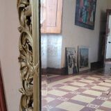 Gilded wood mirror, late 19th century
