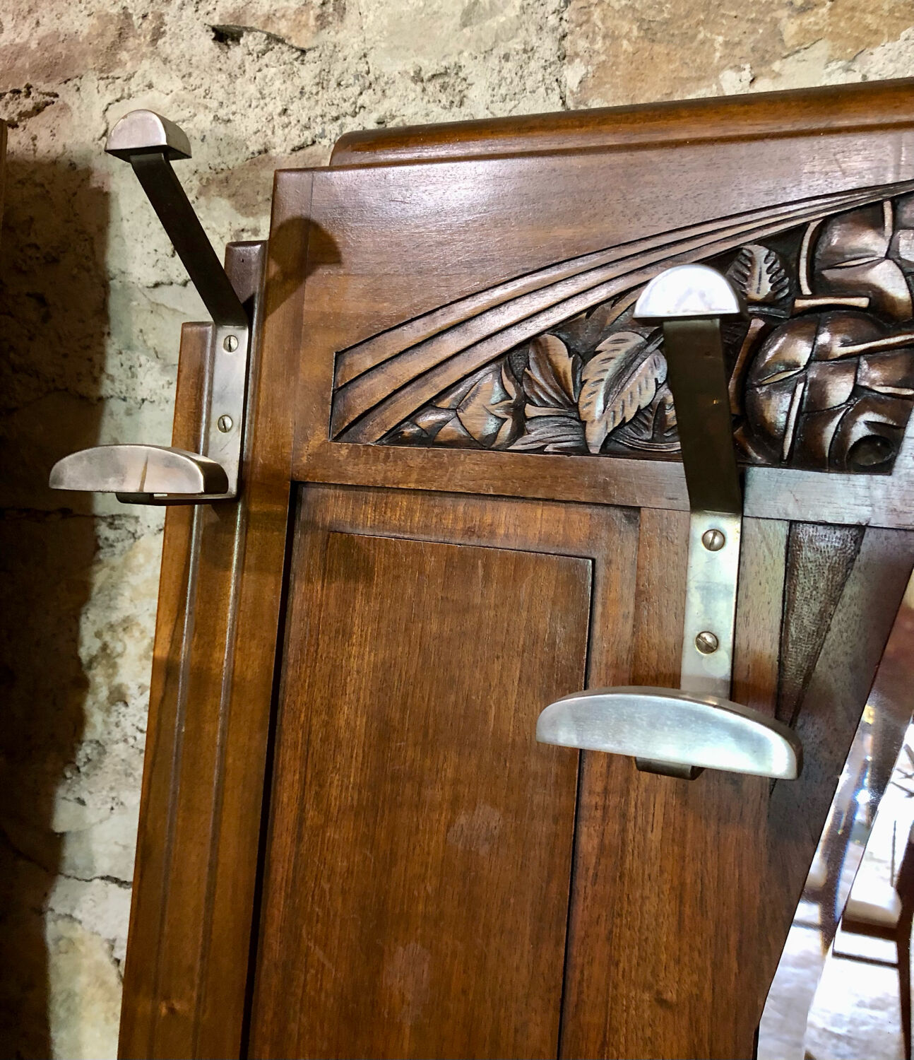 Art Deco cloakroom / coat rack