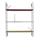 Tomado modular wall unit, shelving system with rare bookstands