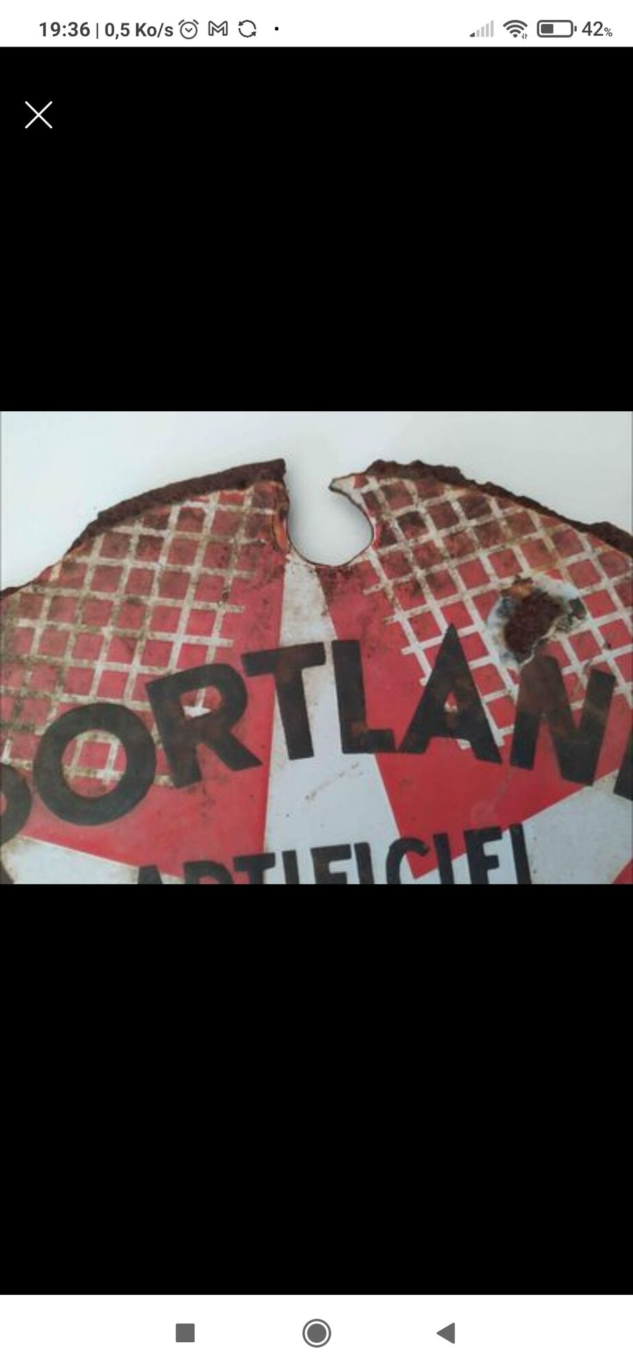 Enamelled plate portland demarle lonquety alsatian enamelling